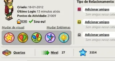 Conta Habbo 2012 Mais Raro Chapéu Hermes