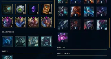 Platina 1, 77 campeões, 66 skins incluindo Zyra Prestígio