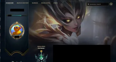 Platina 1, 77 campeões, 66 skins incluindo Zyra Prestígio