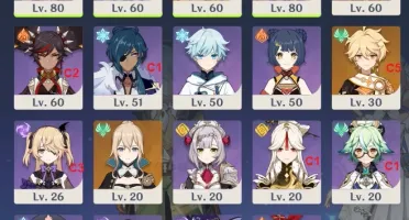 Conta AR 44 quase 45 bem farmada, 4 5*, albedo, mona c1,jean