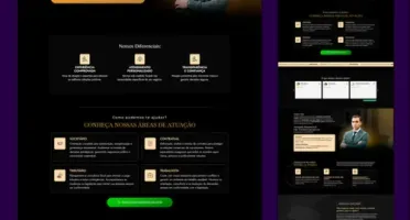 Landing Page de Serviços Advocacia – Bônus Elementor Pro
