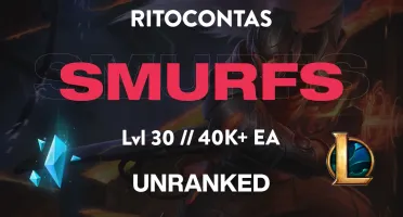 CONTAS NV. 30 SMURFS - Email não verif. - Unranked