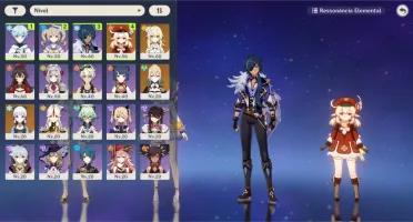 Ark 37 Ayaka + Klee + Jean + 5 armas 5 *