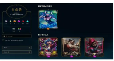 Vendo conta League of Legends de 2013!! VARIAS SKIN LEGADO