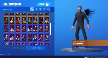 Fortnite s3 até sx, várias skins compradas, pack PS4