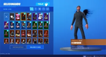 Fortnite s3 até sx, várias skins compradas, pack PS4