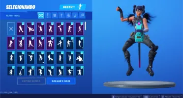 Fortnite s3 até sx, várias skins compradas, pack PS4