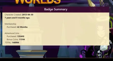 Conta AQW Level 100(MAX) 905 Itens