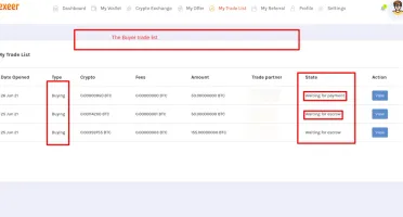 Site para sistema de criptomoedas