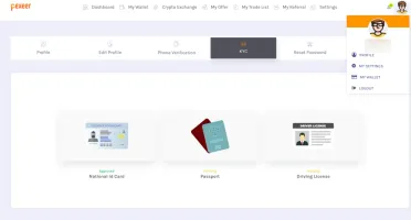 Site para sistema de criptomoedas