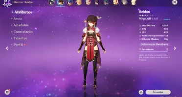 Conta Genshin Impact AR30 Venti + Harpa celestial