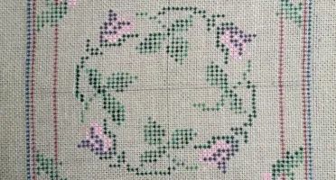 Tela para bordar em juta TJ-100 - 50 x 47 cm