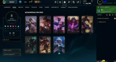 Conta LoL Mestre 522PDL WR quase GM |139wins|96loses|59%WR