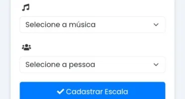 Gestão do Louvor em PHP 