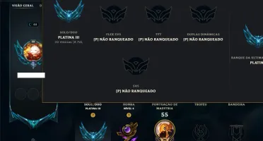 Platina 3 com 50 Champs e 48 Skins ( ADC / MID )