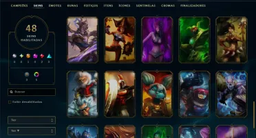 Platina 3 com 50 Champs e 48 Skins ( ADC / MID )