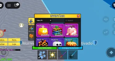 Vendo conta de Blox fruits