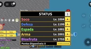 Vendo conta de Blox fruits