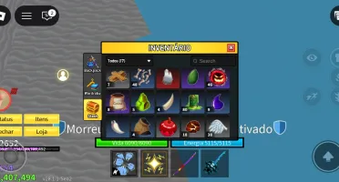 Vendo conta de Blox fruits