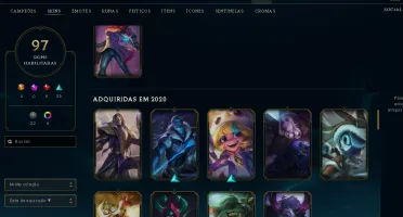 Vendo Conta lvl 183