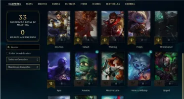 Conta Platina 2 com 23 Champs e 2 Skins + 13 Fragmentos