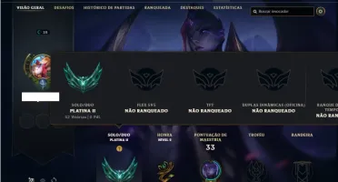 Conta Platina 2 com 23 Champs e 2 Skins + 13 Fragmentos