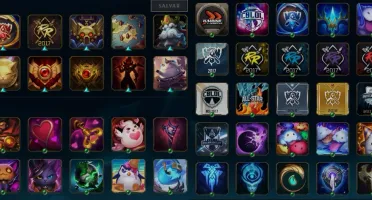 Conta no lol, gold com 74 skins