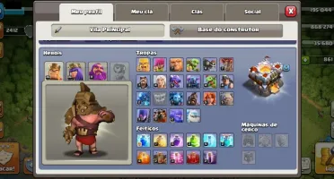 CONTA CLASH OF CLANS CV 11 SEMI-UPADO BARATO
