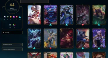 conta lol lvl 94 / esmeralda iv elo passado / platina iv.