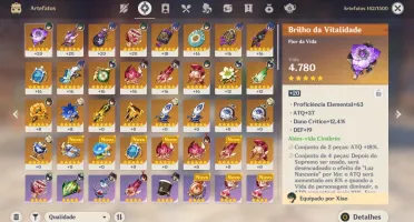 CONTA GENSHIN IMPACT AR48 XIAO + VENTI + ZHONGLI + CYNO