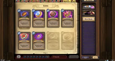 Hearthstone 9 Golden Heroes+Skin And Cards
