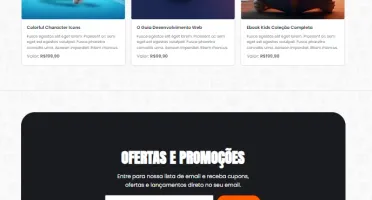 Template Loja Digital Woocommerce - Wordpress + Elementor