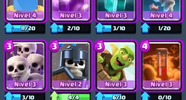 Conta Clash Royale, Level 10, Arena 10 (6 Lendárias)