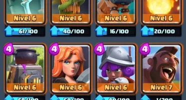 Conta Clash Royale, Level 10, Arena 10 (6 Lendárias)