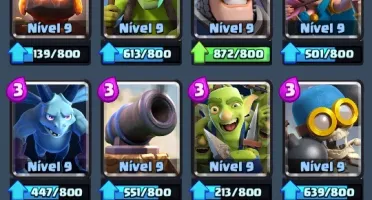 Conta Clash Royale, Level 10, Arena 10 (6 Lendárias)