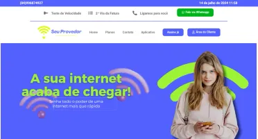 Site Em Wordpress Para Provedor De Internet