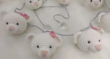 Varal de Berço com Amigurumis