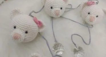 Varal de Berço com Amigurumis