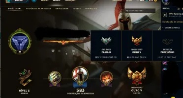 CONTA LOL LVL 32 SOLO GOLD5 FLEX PRATA 2 MD3