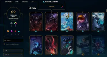 CONTA LOL LVL 32 SOLO GOLD5 FLEX PRATA 2 MD3