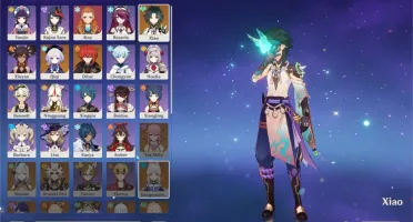 conta genshin impact xiao,diluc e espada celestial ar 28
