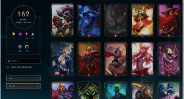 Conta LoL (server americano) c/ MMR alto e skins vitoriosas