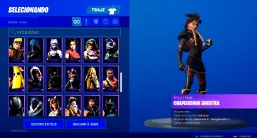 Conta fortnite desde season5 com salve o mundo