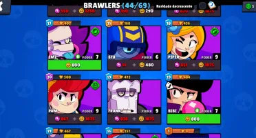 Conta Brawl Stars 15K Troféus + Clash Royale 5K Troféus