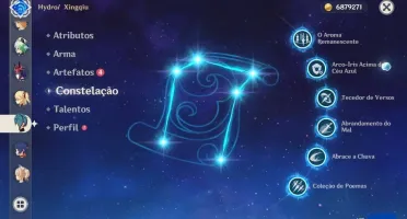 Conta AR52 com 10 5* estrelas (Hutao Kazuha Diluc Raiden)