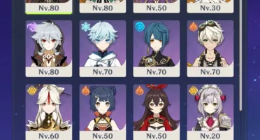 GENSHIN IMPACT - AR 50 - VENTI + HUTAO + MONA + ARMA 5*