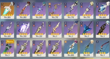 GENSHIN IMPACT - AR 50 - VENTI + HUTAO + MONA + ARMA 5*