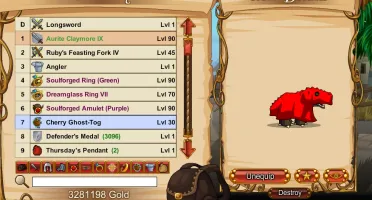 Conta Dragonfable lvl máximo