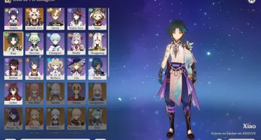 CONTA COM XIAO E ITTO , ARCO DE AMOS E ATLAS CELESTIAL