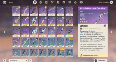 conta genshin AR55 ayaka + 3 arcontes (venti, zhongli, baal)